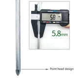 Darrahopens Outdoor > Camping Mountgear Outdoor Tent Camping Luminous 20cm Reinforced Tent Windproof Fixed Steel Nail