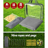 darrahopens Outdoor > Camping Pop Top Caravan Privacy Screen 2.1 x 1.8M Sun Shade End Wall Roll Out Awning