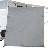 darrahopens Outdoor > Camping Pop Top Caravan Privacy Screen 2.1 x 1.8M Sun Shade End Wall Roll Out Awning