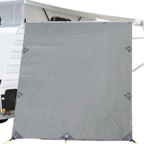 darrahopens Outdoor > Camping Pop Top Caravan Privacy Screen 2.1 x 1.8M Sun Shade End Wall Roll Out Awning