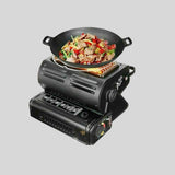 Darrahopens Outdoor > Camping Portable Butane Gas Heater Camping Camp Tent Outdoor Hiking Camper Survival Black