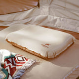 darrahopens Outdoor > Camping Self Inflating Camping Pillow with Ergonomic 3D Support - Gold