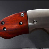 Darrahopens Outdoor > Camping Small Mini Stainless Steel Folding Pocket Knife Keychain Blade Outdoor Survival Tactical Camping