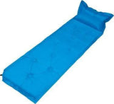 darrahopens Outdoor > Camping Trailblazer 9-Points Self-Inflatable Polyester Air Mattress With Pillow - BLUE