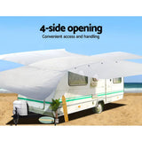 darrahopens Outdoor > Camping Weisshorn 20-22ft Caravan Cover Campervan 4 Layer UV Water Resistant