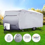 darrahopens Outdoor > Camping Weisshorn 22-24ft Caravan Cover Campervan 4 Layer UV Water Resistant