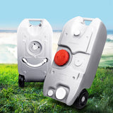 darrahopens Outdoor > Camping Weisshorn 40L Portable Wheel Water Tank - Grey