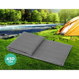 darrahopens Outdoor > Camping Weisshorn 6M Annex Matting Pack of 2x 3 x2.5m Floor Mats Mesh Camping Picnic