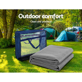 darrahopens Outdoor > Camping Weisshorn 6M Annex Matting Pack of 2x 3 x2.5m Floor Mats Mesh Camping Picnic