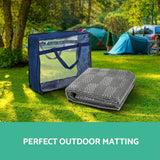 darrahopens Outdoor > Camping Weisshorn 6M X 2.5M Annex Matting 600 GSM Floor Mats Mesh Caravan Parks Camping