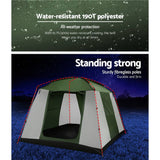 darrahopens Outdoor > Camping Weisshorn Camping Tent 6 Person Tents Family Hiking Dome