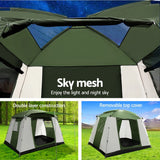 darrahopens Outdoor > Camping Weisshorn Camping Tent 6 Person Tents Family Hiking Dome