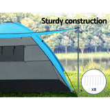 darrahopens Outdoor > Camping Weisshorn Camping Tent Beach Tents Hiking Sun Shade Shelter Fishing 2-4 Person