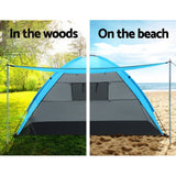 darrahopens Outdoor > Camping Weisshorn Camping Tent Beach Tents Hiking Sun Shade Shelter Fishing 2-4 Person