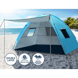 darrahopens Outdoor > Camping Weisshorn Camping Tent Beach Tents Hiking Sun Shade Shelter Fishing 2-4 Person
