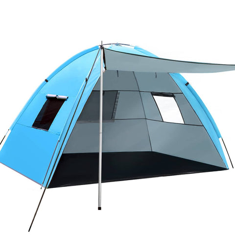 darrahopens Outdoor > Camping Weisshorn Camping Tent Beach Tents Hiking Sun Shade Shelter Fishing 2-4 Person