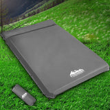 darrahopens Outdoor > Camping Weisshorn Double Size Self Inflating Mattress - Grey