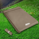 darrahopens Outdoor > Camping Weisshorn Double Size Self Inflating Mattress Mat 10CM Thick   Coffee