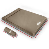 darrahopens Outdoor > Camping Weisshorn Double Size Self Inflating Mattress Mat 10CM Thick   Coffee