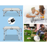 darrahopens Outdoor > Camping Weisshorn Foldable Kitchen Camping Table