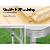 darrahopens Outdoor > Camping Weisshorn Foldable Kitchen Camping Table