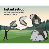 darrahopens Outdoor > Camping Weisshorn Instant Up Camping Tent 4-5 Person Pop up Tents Family Hiking Beach Dome