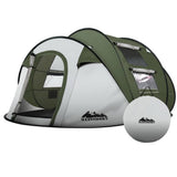 darrahopens Outdoor > Camping Weisshorn Instant Up Camping Tent 4-5 Person Pop up Tents Family Hiking Beach Dome