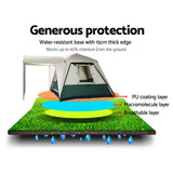 darrahopens Outdoor > Camping Weisshorn Instant Up Camping Tent 4 Person Pop up Tents Family Hiking Dome Camp