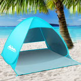 darrahopens Outdoor > Camping Weisshorn Pop Up Beach Tent Camping Hiking 3 Person Sun Shade Fishing Shelter