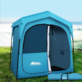 darrahopens Outdoor > Camping Weisshorn Pop Up Camping Shower Tent Portable Toilet Outdoor Change Room Blue