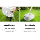 darrahopens Outdoor > Camping Weisshorn Portable Camping Wash Basin 43L