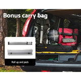 Darrahopens Outdoor > Camping Weisshorn Roll Up Camping Table Foldable Portable Picnic Garden BBQ Desk 70CM