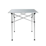 Darrahopens Outdoor > Camping Weisshorn Roll Up Camping Table Foldable Portable Picnic Garden BBQ Desk 70CM
