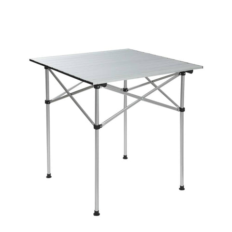 Darrahopens Outdoor > Camping Weisshorn Roll Up Camping Table Foldable Portable Picnic Garden BBQ Desk 70CM