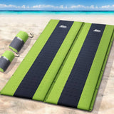 darrahopens Outdoor > Camping Weisshorn Self Inflating Mattress Camping Sleeping Mat Air Bed Pad Double Green
