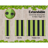 darrahopens Outdoor > Camping Weisshorn Self Inflating Mattress Camping Sleeping Mat Air Bed Pad Double Green