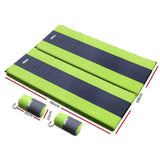 darrahopens Outdoor > Camping Weisshorn Self Inflating Mattress Camping Sleeping Mat Air Bed Pad Double Green