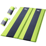darrahopens Outdoor > Camping Weisshorn Self Inflating Mattress Camping Sleeping Mat Air Bed Pad Double Green