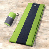 darrahopens Outdoor > Camping Weisshorn Self Inflating Mattress Camping Sleeping Mat Air Bed Pad Single Green
