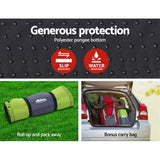 darrahopens Outdoor > Camping Weisshorn Self Inflating Mattress Camping Sleeping Mat Air Bed Pad Single Green