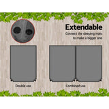 darrahopens Outdoor > Camping Weisshorn Self Inflating Mattress - Grey