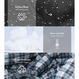 darrahopens Outdoor > Camping Weisshorn Sleeping Bag Bags Double Camping Hiking -10°C to 15°C Tent Winter Thermal Grey