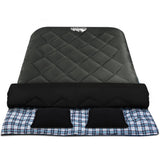 darrahopens Outdoor > Camping Weisshorn Sleeping Bag Bags Double Camping Hiking -10°C to 15°C Tent Winter Thermal Grey