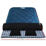 darrahopens Outdoor > Camping Weisshorn Sleeping Bag Bags Double Camping Hiking -10°C to 15°C Tent Winter Thermal Navy