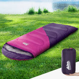 Darrahopens Outdoor > Camping Weisshorn Sleeping Bag Bags Kid 172cm Camping Hiking Thermal Pink