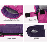 Darrahopens Outdoor > Camping Weisshorn Sleeping Bag Bags Kid 172cm Camping Hiking Thermal Pink