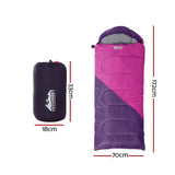 Darrahopens Outdoor > Camping Weisshorn Sleeping Bag Bags Kid 172cm Camping Hiking Thermal Pink
