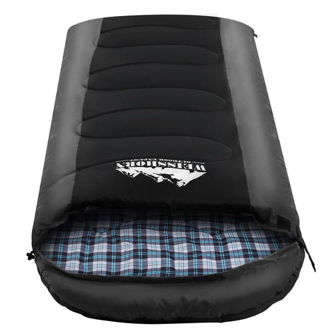 darrahopens Outdoor > Camping Weisshorn Sleeping Bag Bags Single Camping Hiking -20°C to 10°C Tent Winter Thermal Grey