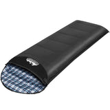 darrahopens Outdoor > Camping Weisshorn Sleeping Bag Single Camping Hiking Winter Thermal Grey