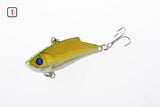Darrahopens Outdoor > Fishing 10x 5.5cm Vib Bait Fishing Lure Lures Hook Tackle Saltwater